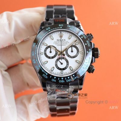Swiss Grade Rolex Cosmo Daytona BLAKEN Extra-thin watch 904l Steel White Dial